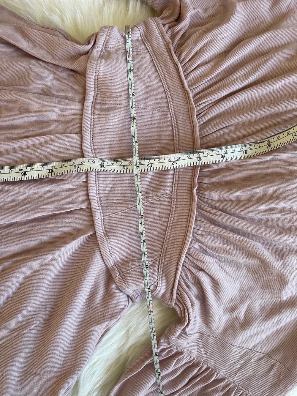 Free People Mauve Long-Sleeve Peplum Tunic - Picture 3 of 6